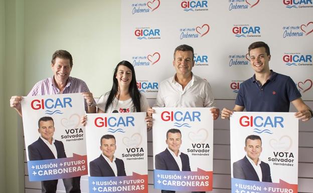 Salvador Hernández, candidato de Gicar, tratará de alcanzar la Alcaldía en Carboneras, uno de los municipios en los que se prevé una campaña muy intensa.