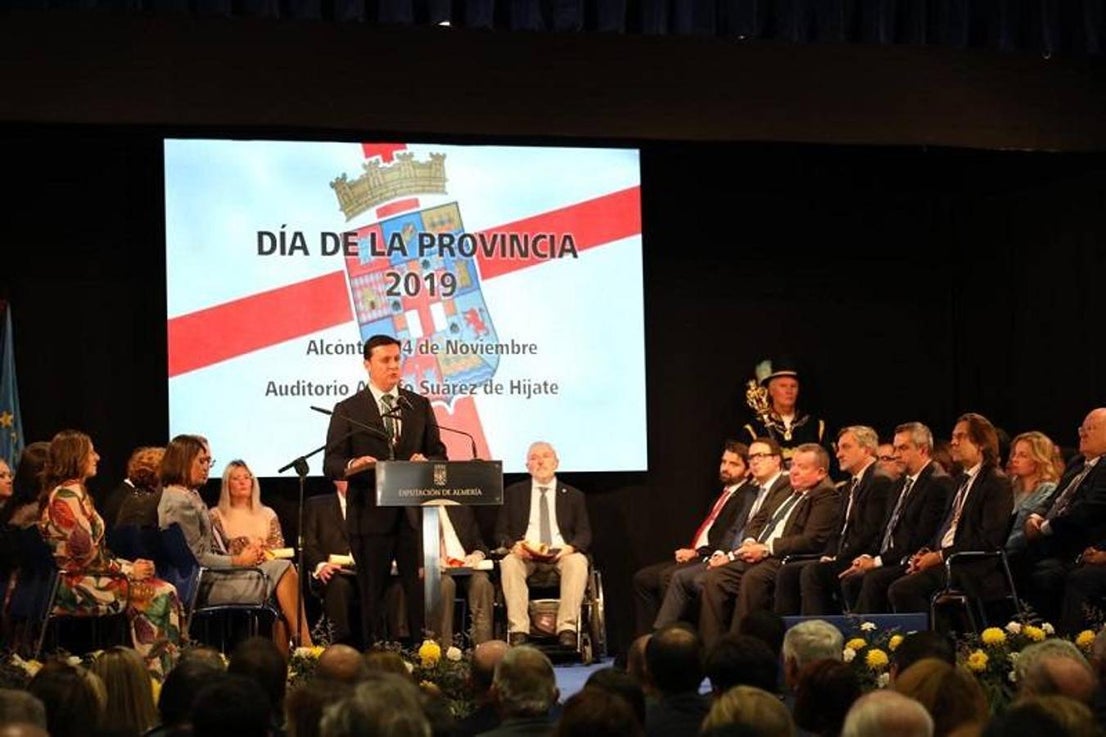 El Presidente de la Diputación de Almería, Javier A. García