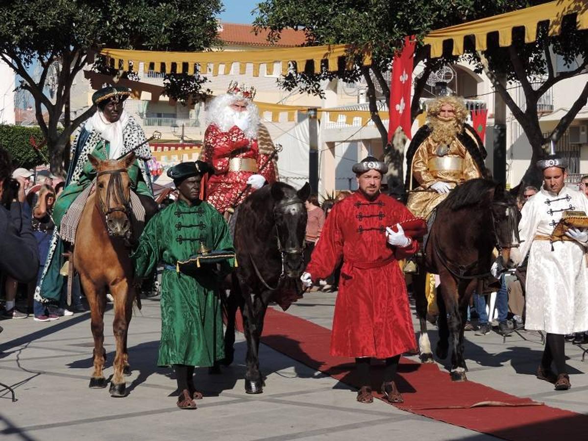 Encuentro de los tres Reyes Magos. 