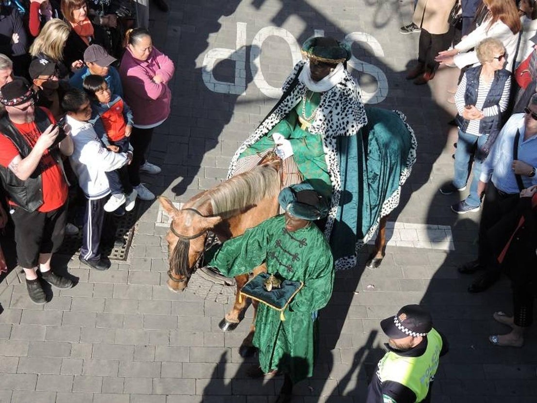 Encuentro de los tres Reyes Magos. 