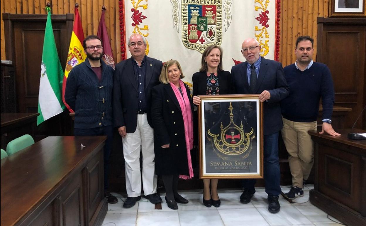 Presentación del cartel de la Semana Santa 2020 de Huércal-Overa. 