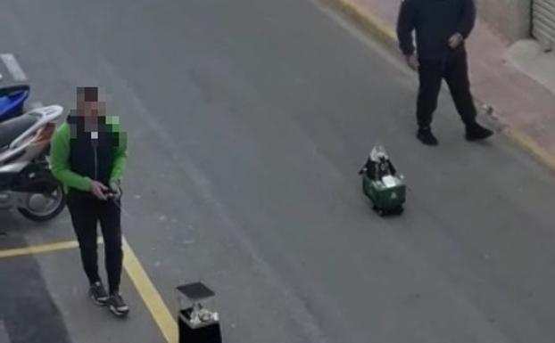 Imagen del vídeo que está siendo investigado por la Guardia Civil.