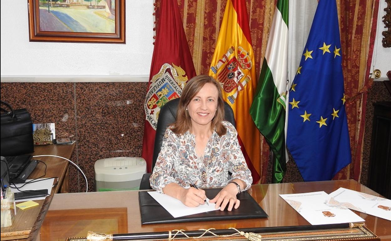 La alcaldesa de Huércal-Overa, Francisca Fernández. 