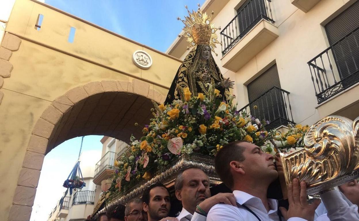 Procesión Virgen de las Angustias, patrona de Vera. 