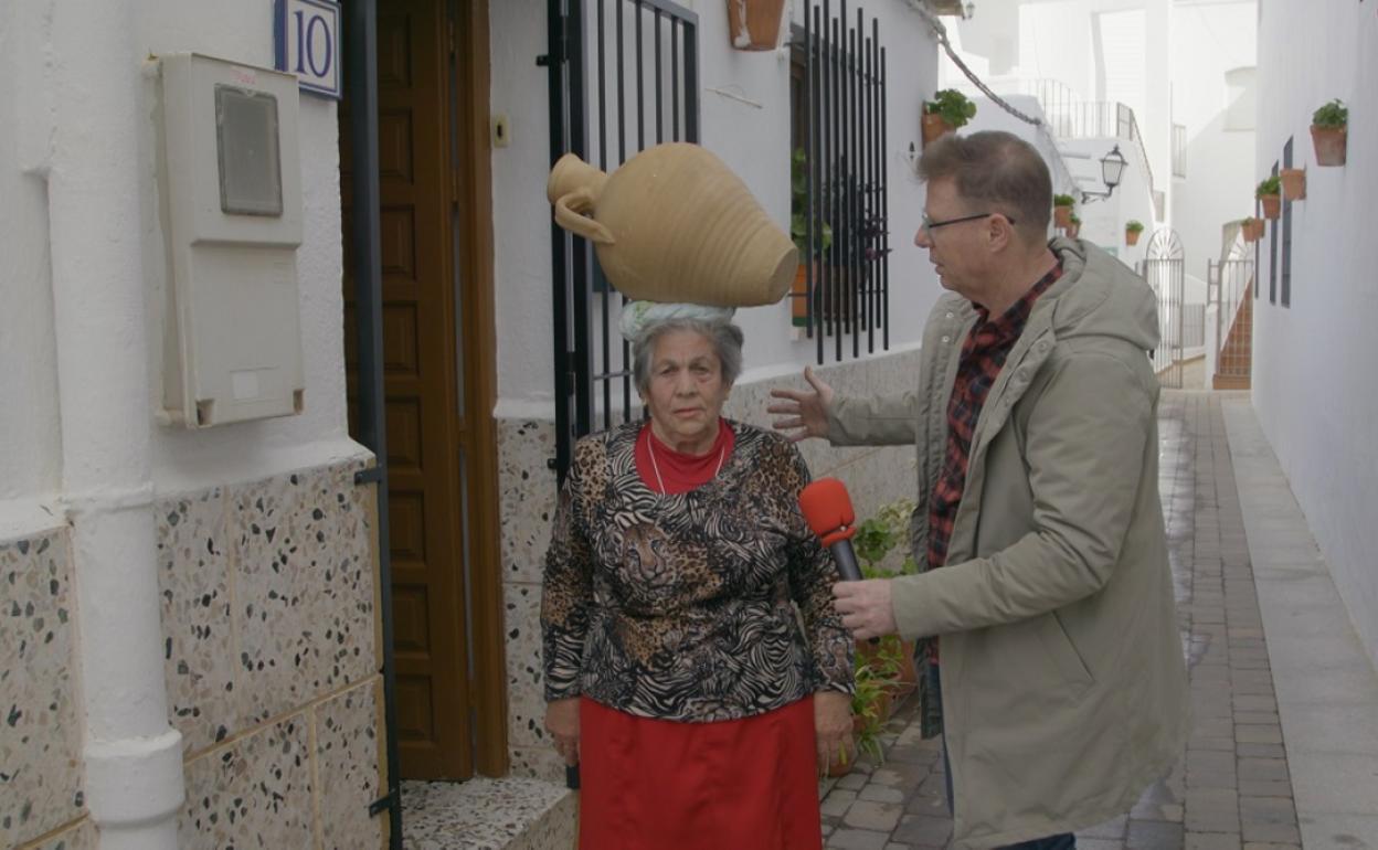 Jorge Cadaval pudo conocer a los vecinos más auténticos de Mojacar. 