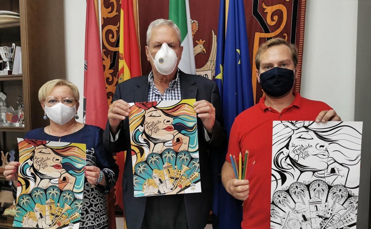 Presentación del cartel de la 'Feria Dormida'. 
