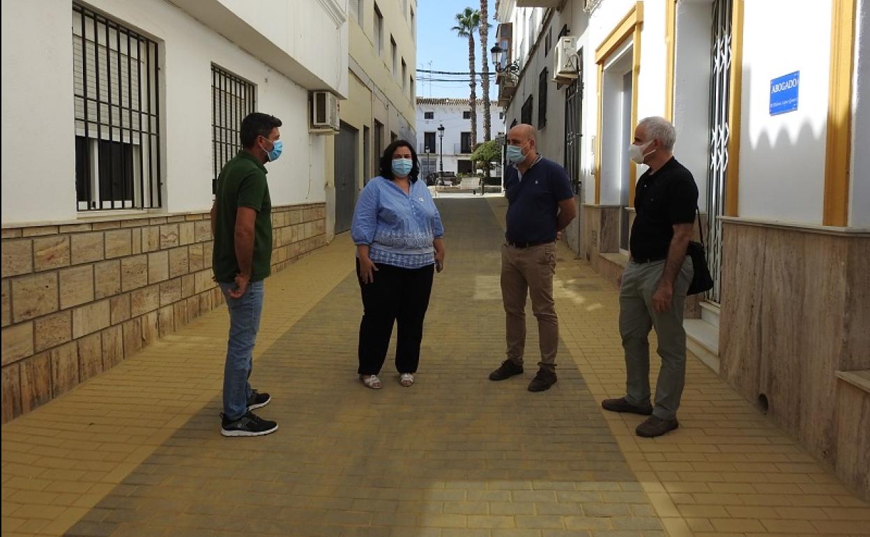 Visita para obras del PFEA en Huércal-Overa. 