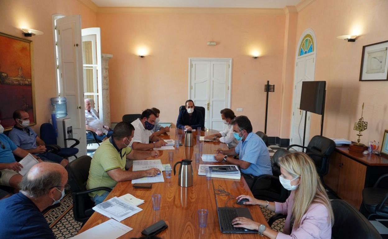 Reunión con el sector pesquero. 