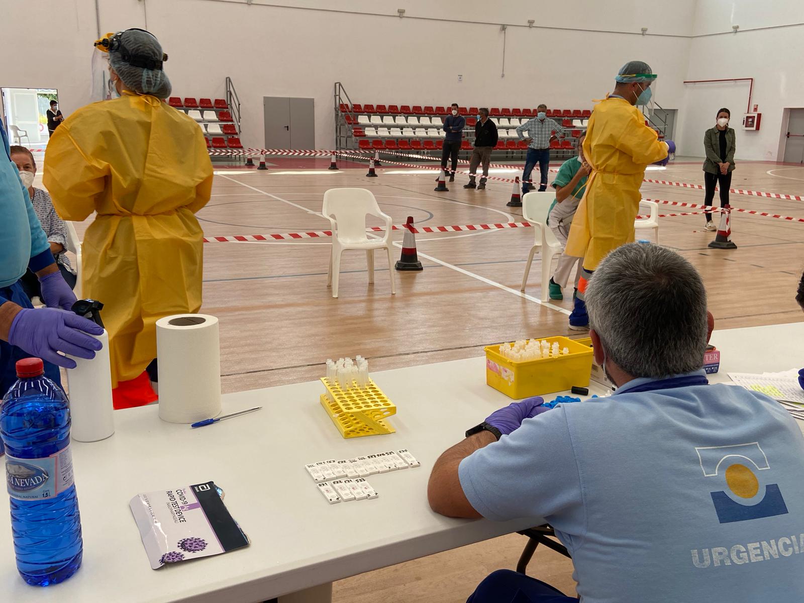 Fotos: Test masivos en Los Gallardos