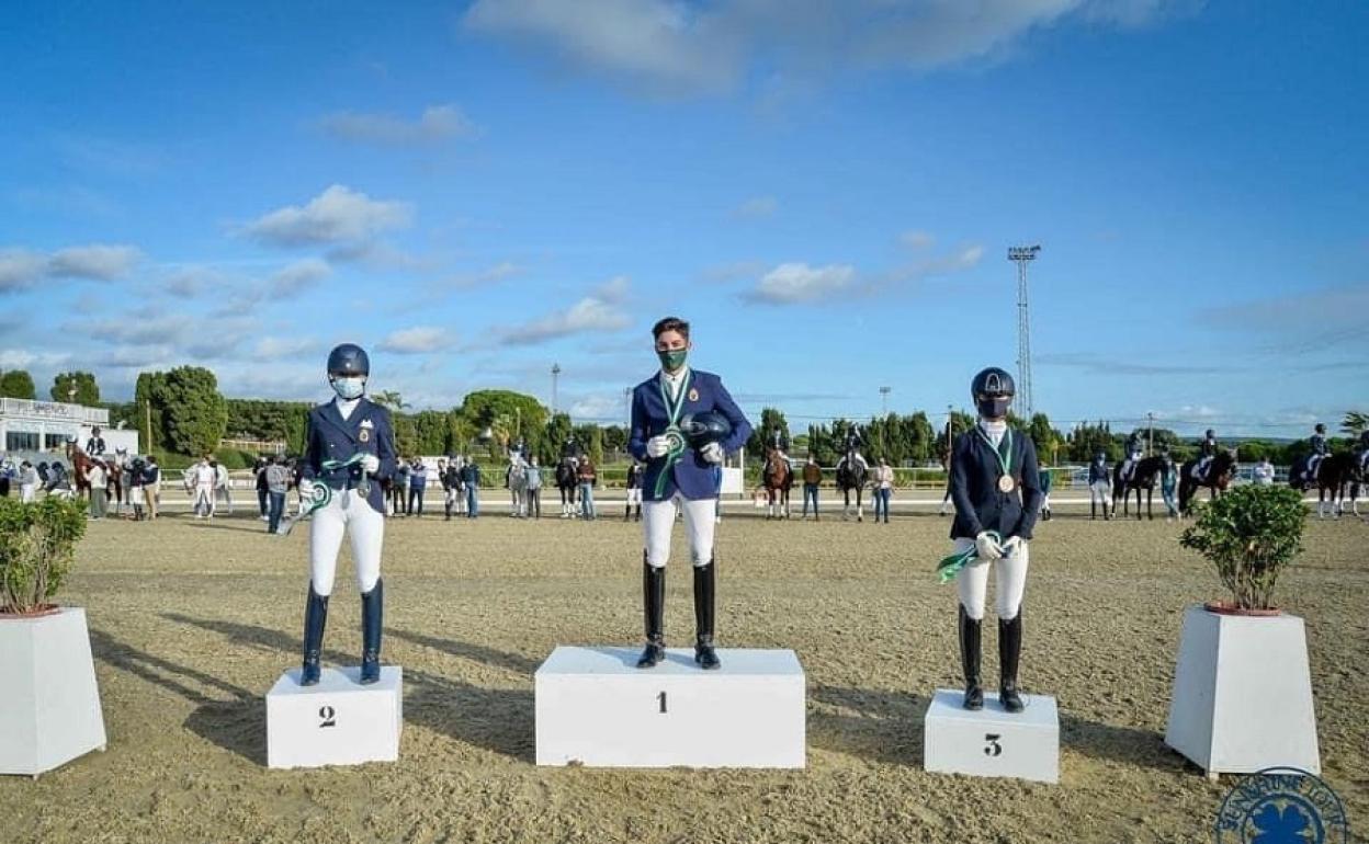 El jinete es campeón de Andalucía por segunda vez. 