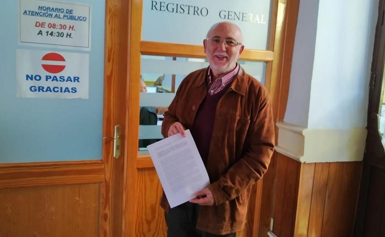 López dimite como concejal del equipo de gobierno que formó con el Partido Popular. 