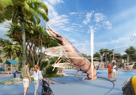 Una gamba gigante en un parque temático: el gran proyecto de Garrucha
