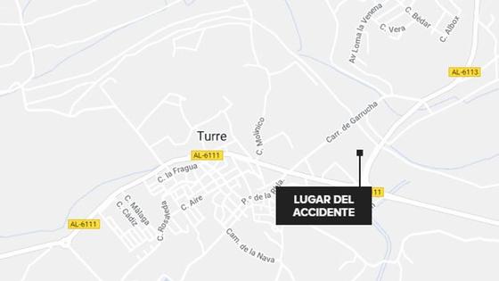 Fallece un ciclista tras ser atropellado en Turre
