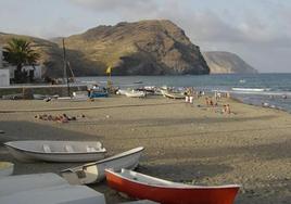 Playa de Las Negras, en Níjar.