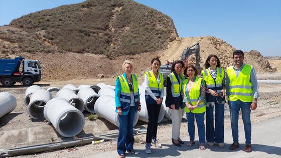 Las obras de la Variante de Mojácar avanzan junto a Las Marinas