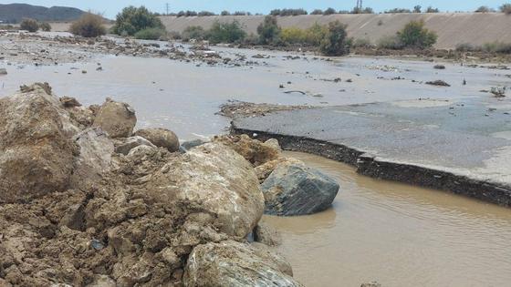 Cuevas solicita la declaración de zona gravemente afectada por daños del temporal