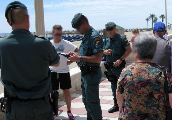 Imagen de archivo de una actuación de los agentes.