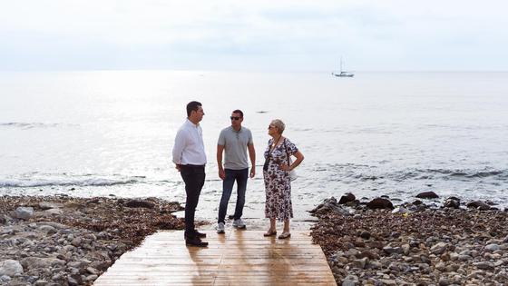 José Francisco Garrido: «Hemos logrado regularizar la rampa de varada de Las Negras en menos de dos meses»
