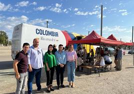 El Consulado Móvil de Colombia presta asistencia en Huércal-Overa