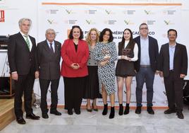 Entrega de los galardones de la segunda convocatoria del 'Premio Bartolomé Zamora Zamora'.