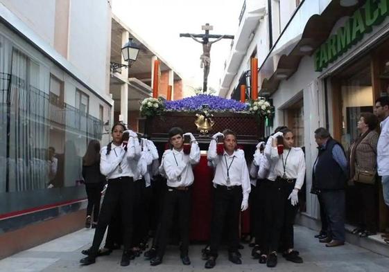 La Virgen de los Perdones y Jesús de la Esperanza toman esta tarde las calles de Vera