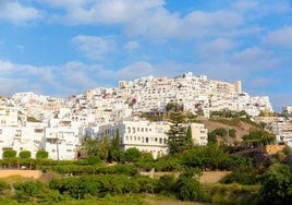 Vista del municipio de Mojácar.