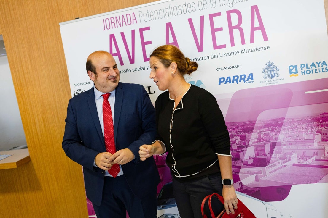 La jornada del AVE en Vera, en fotos