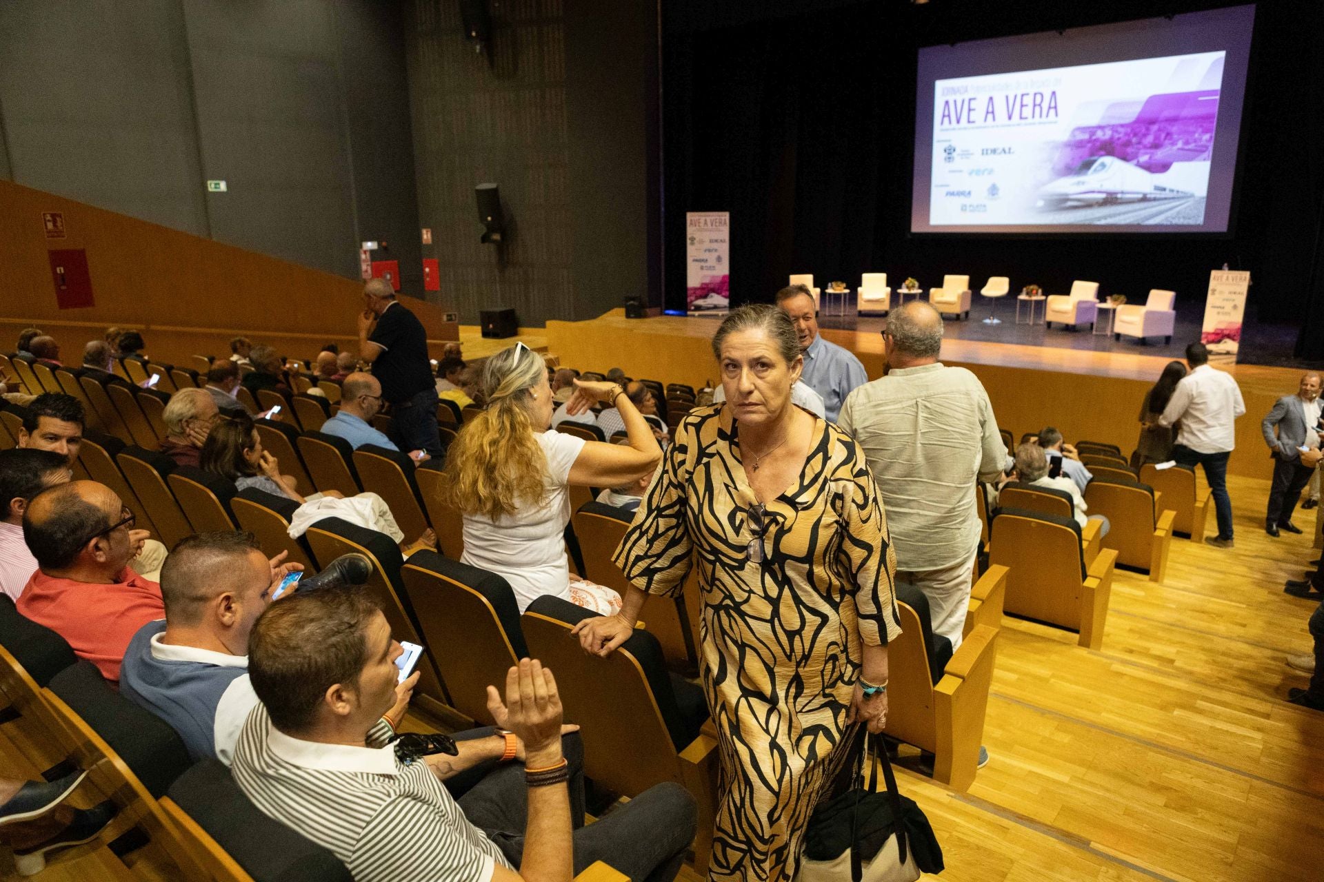 La jornada del AVE en Vera, en fotos
