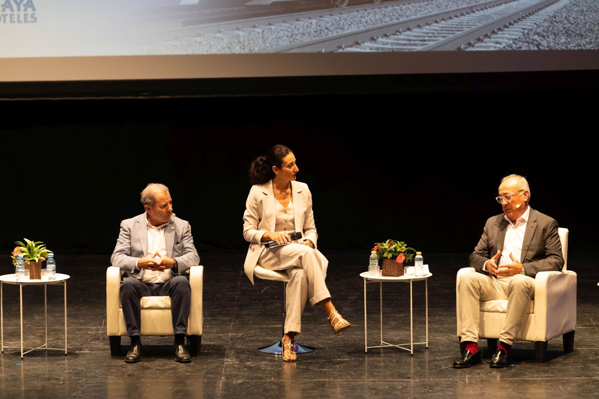 La jornada del AVE en Vera, en fotos
