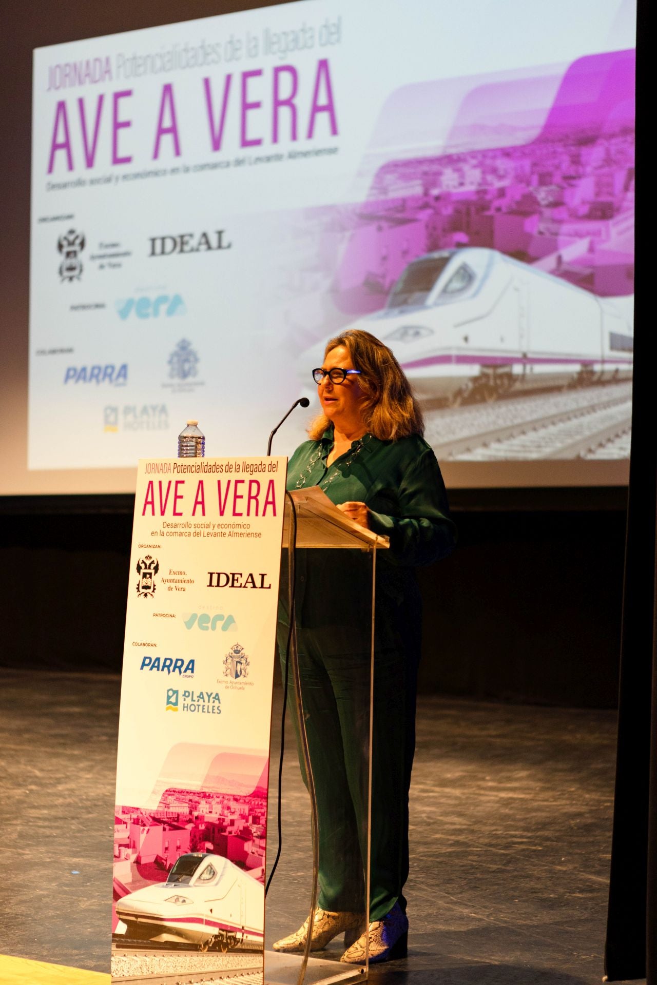 La jornada del AVE en Vera, en fotos