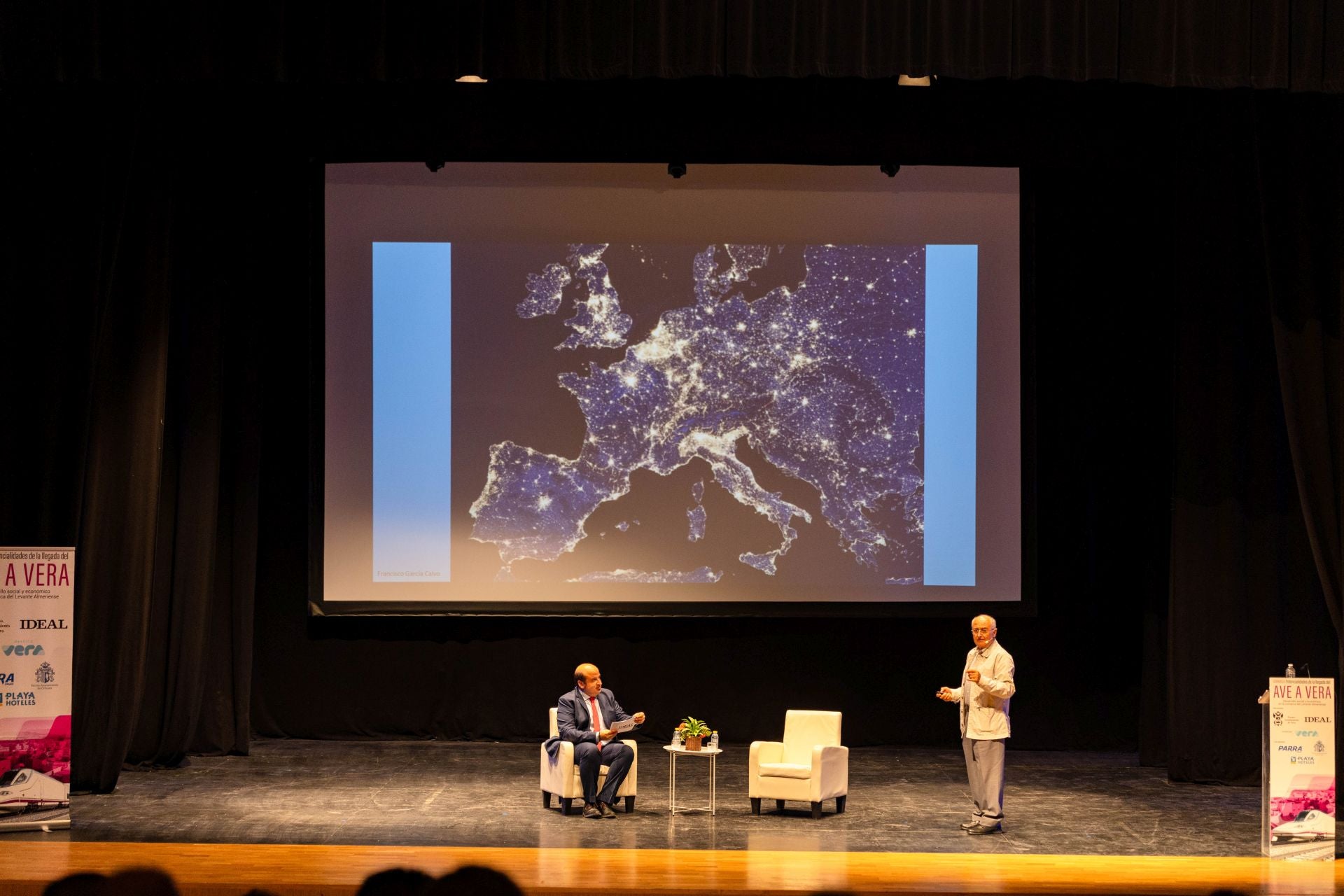 La jornada del AVE en Vera, en fotos