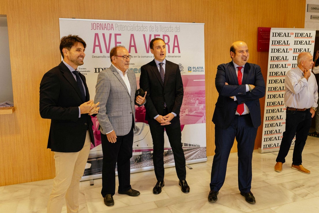 La jornada del AVE en Vera, en fotos