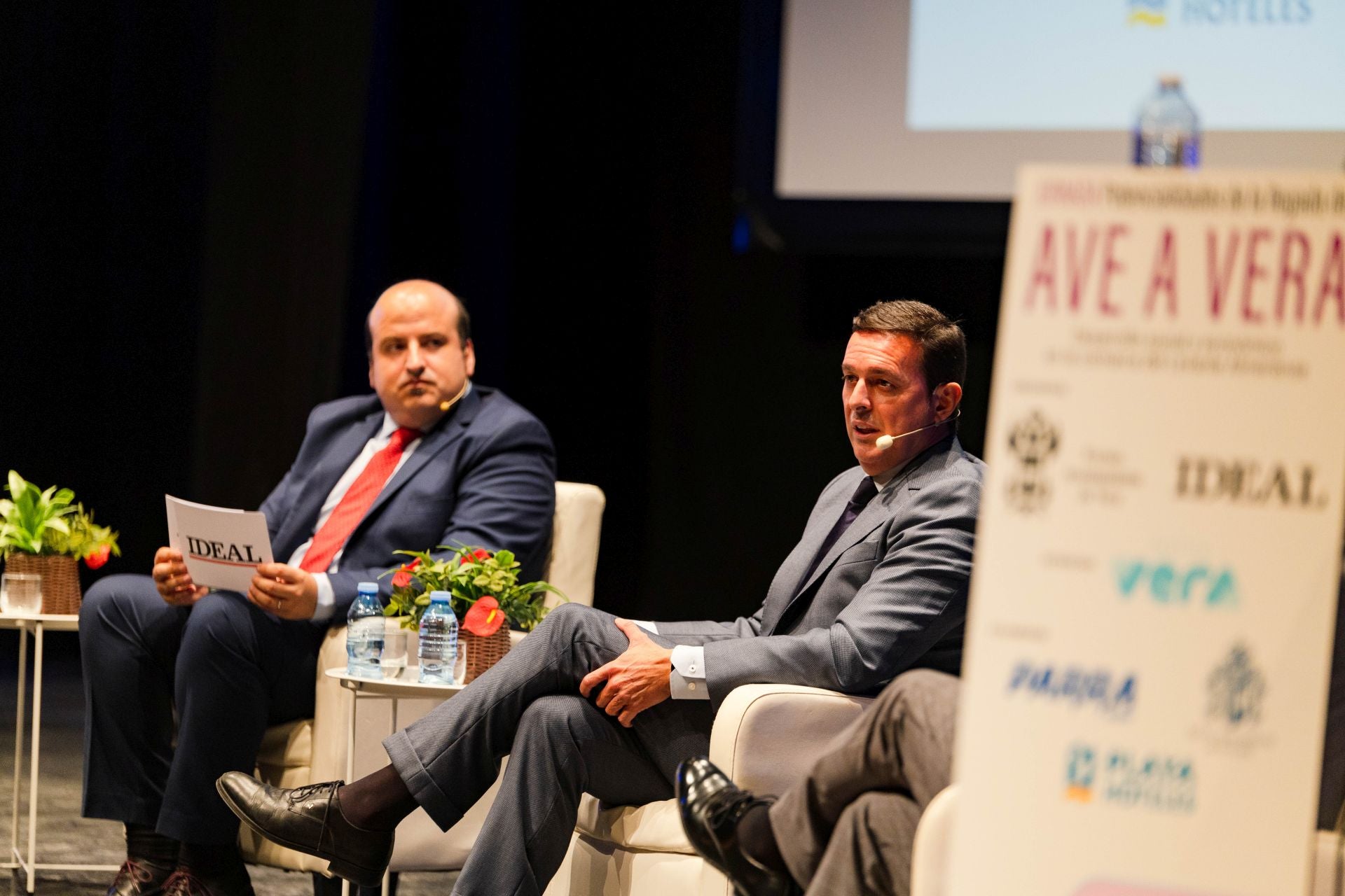 La jornada del AVE en Vera, en fotos