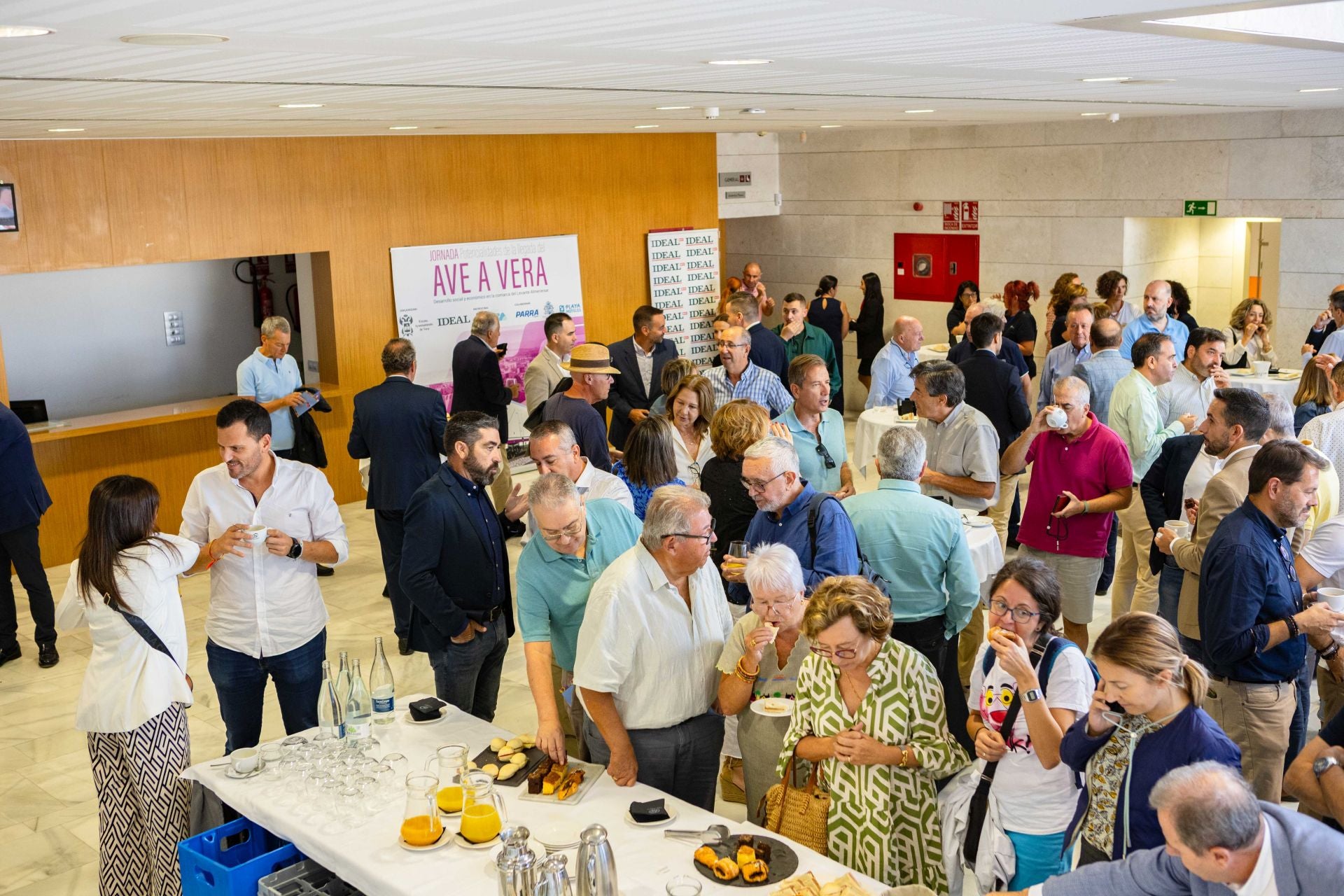 La jornada del AVE en Vera, en fotos