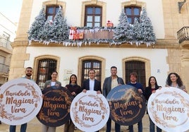 Vera dará este sábado la bienvenida a la Navidad