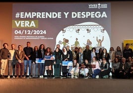 Participantes en la actividad organizada en Vera.