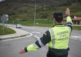 Un agente de Tráfico de Guardia Civil, de archivo.