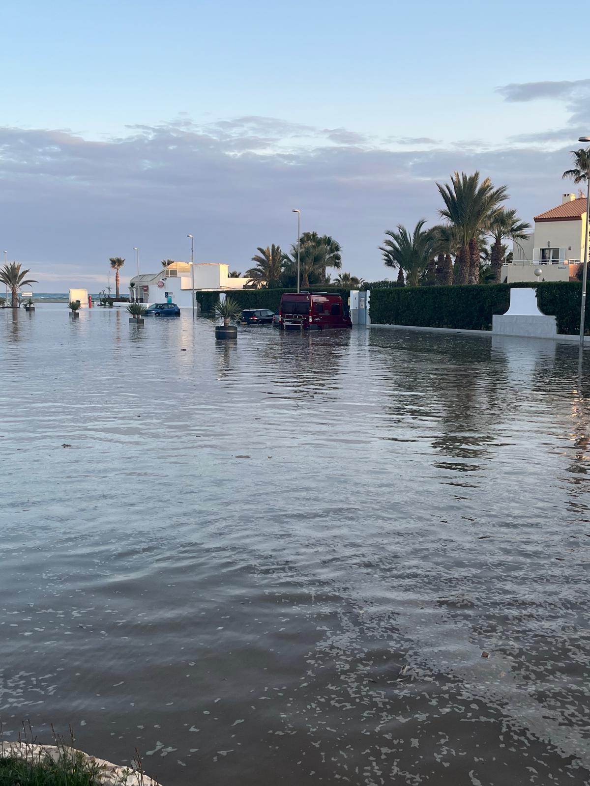 Así ha quedado Vera Playa tras el último temporal marino