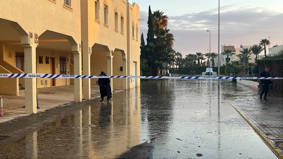 Así ha quedado Vera Playa tras el último temporal marino