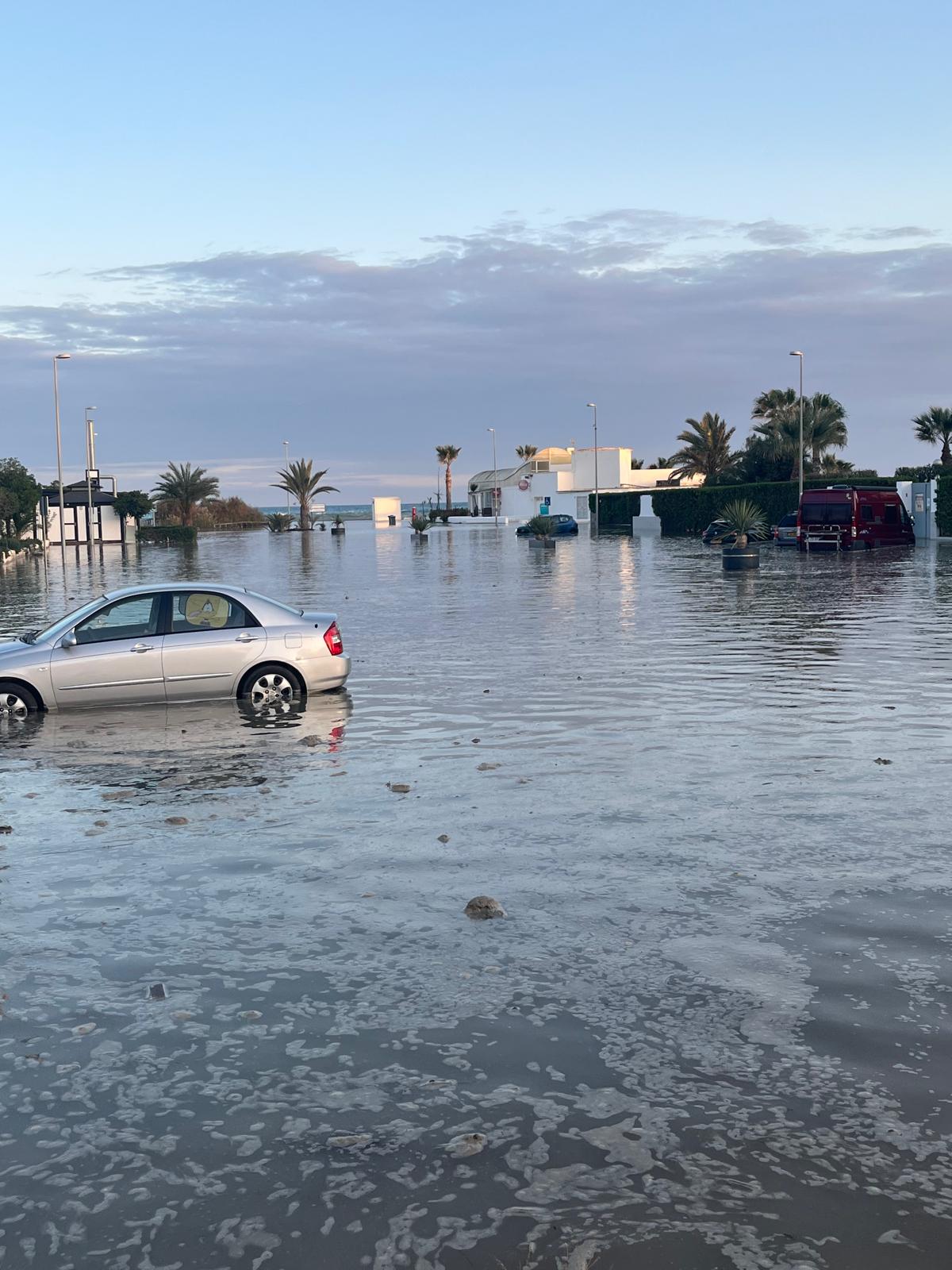 Así ha quedado Vera Playa tras el último temporal marino