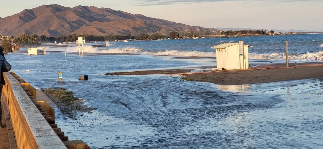 Así ha quedado Vera Playa tras el último temporal marino