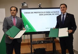 Protocolo entre Junta y Ayuntamiento para construir la futura sede judicial de Vera