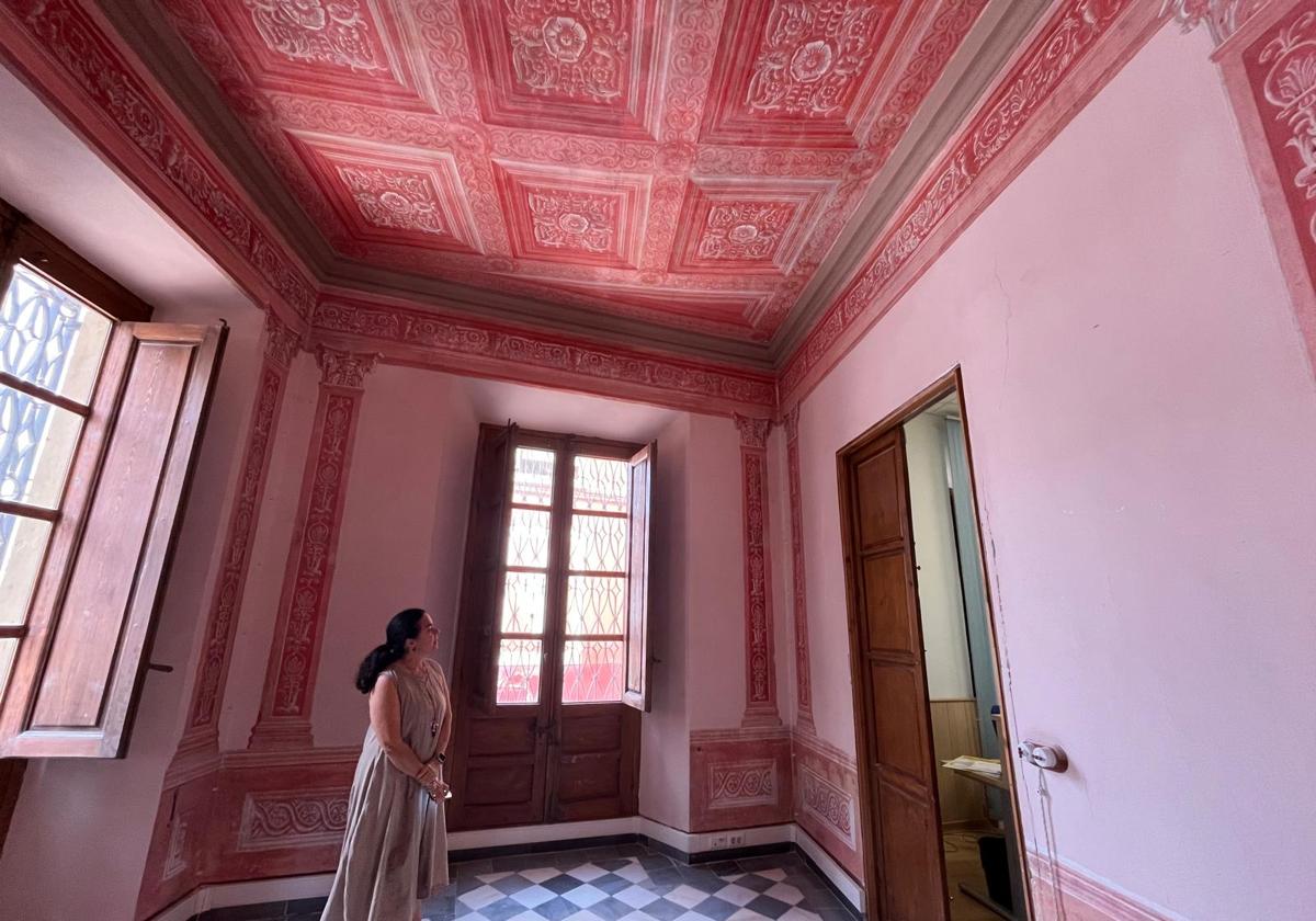 La 'Sala Rosa' del Palacete Torcuato Soler Bolea se encuentra en Cuevas del Almanzora.