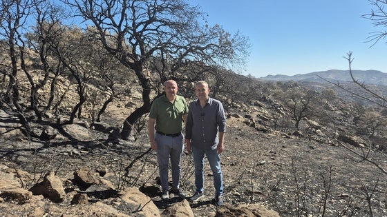 El PSOE exige a Moreno Bonilla depurar todas las responsabilidades en el incendio forestal de Lubrín