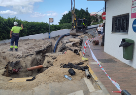 Ecologistas en Acción denuncia el uso de amianto en una obra pública de Mojácar