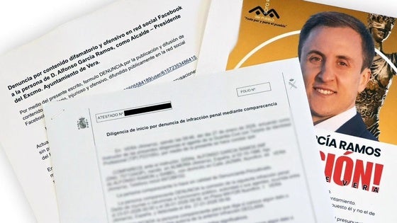 El alcalde de Vera denuncia ante la Guardia Civil publicaciones «difamatorias» contra él en Facebook