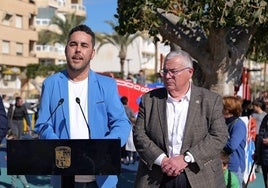 Álvaro Ramos y Pedro Zamora, en un acto en Garrucha.