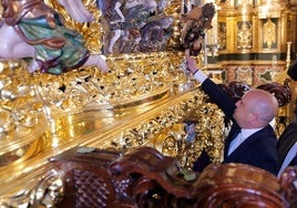 García Alcaina, este Miércoles Santo, en Huércal-Overa.