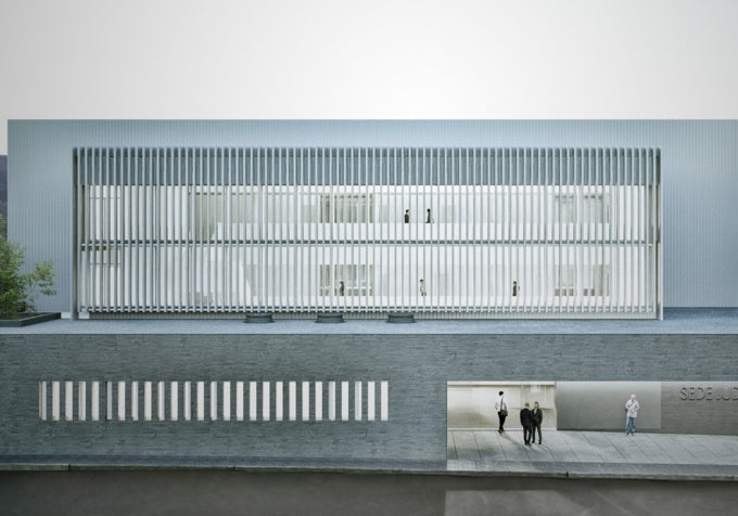 Imagen virtual de la nueva sede judicial de Huércal-Overa.