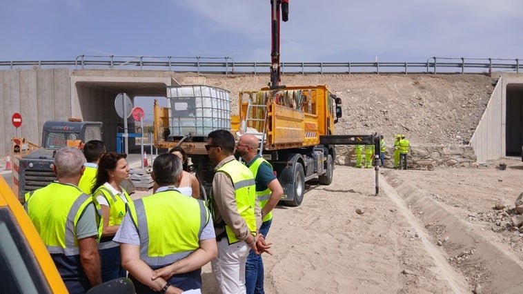 Mojácar moderniza su principal acceso viario con un proyecto para asegurar el paisaje frente a las riadas